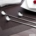 Kitchen Mixing Spoons Stainless Steel Long Handle Spoon for Ice Cream Tea Coffee Smoothies Set of 3 - B01GJ5041E